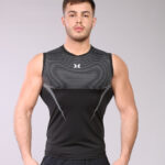 Geo I Shirt - Black and Grey - Body fit - Light weight - M1