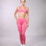 Pink Seamless Sports Bra and Leggings Set (W3 + W13)