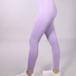 Seamless Patterned Leggings - Purple - Body fit - W16