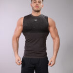 Seamless Silhouette I Shirt - Grey black - Muscle fit - M6