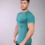 Seamless Silhouette Tshirt - Green - Muscle fit - M9