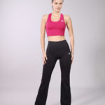 Pink Sports Bra and Black Yoga Pants Set (W7 + W15)